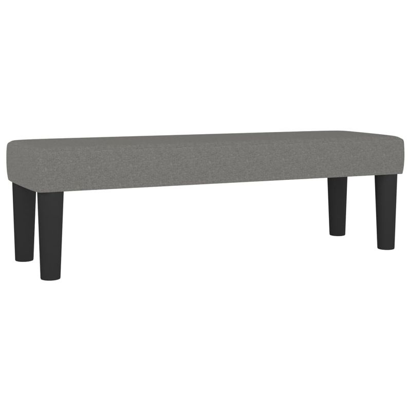 Casa si Gradina - Mobilier - Paturi si accesorii - Paturi - Pat continental cu saltea, gri inchis, 160x200 cm, tesatura - Infinity.ro