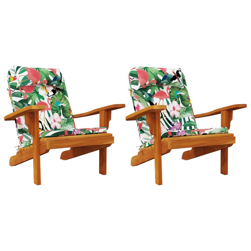 Casa si Gradina - Textile si covoare - Perne si pilote - Perne decorative - Perne pentru scaun Adirondack, 2 buc, multicolor, textil oxford - Infinity.ro