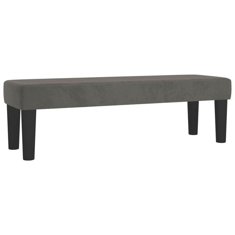 Casa si Gradina - Mobilier - Paturi si accesorii - Paturi - Pat box spring cu saltea, gri inchis, 160x200 cm, catifea - Infinity.ro