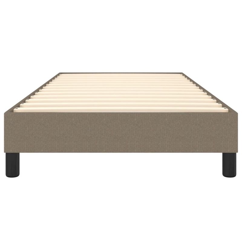 Casa si Gradina - Mobilier - Paturi si accesorii - Paturi - Cadru de pat, gri taupe, 80x200 cm, material textil - Infinity.ro