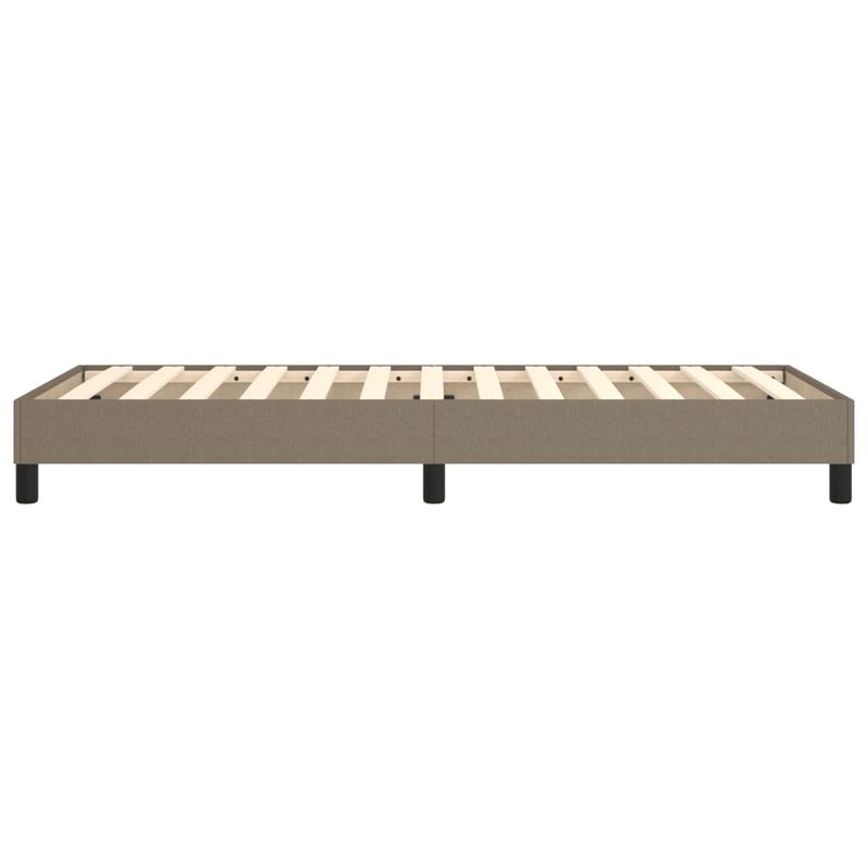 Casa si Gradina - Mobilier - Paturi si accesorii - Paturi - Cadru de pat, gri taupe, 80x200 cm, material textil - Infinity.ro