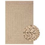 Casa si Gradina - Textile si covoare - Covoare - Covoare casa - Covor 160x230 cm aspect iută pentru interior și exterior, model dreptunghiular - Infinity.ro