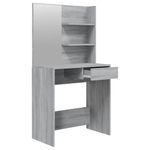 Casa si Gradina - Mobilier - Comode si corpuri - Masute de toaleta - Set masuta de toaleta, gri sonoma, 74,5x40x141 cm - Infinity.ro