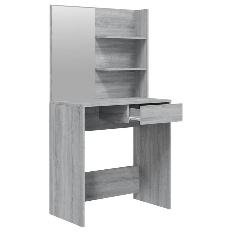 Casa si Gradina - Mobilier - Comode si corpuri - Masute de toaleta - Set masuta de toaleta, gri sonoma, 74,5x40x141 cm - Infinity.ro