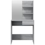Casa si Gradina - Mobilier - Comode si corpuri - Masute de toaleta - Set masuta de toaleta, gri sonoma, 74,5x40x141 cm - Infinity.ro