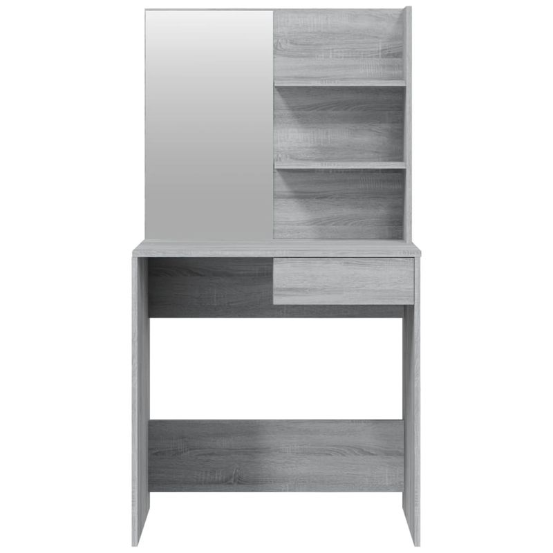 Casa si Gradina - Mobilier - Comode si corpuri - Masute de toaleta - Set masuta de toaleta, gri sonoma, 74,5x40x141 cm - Infinity.ro