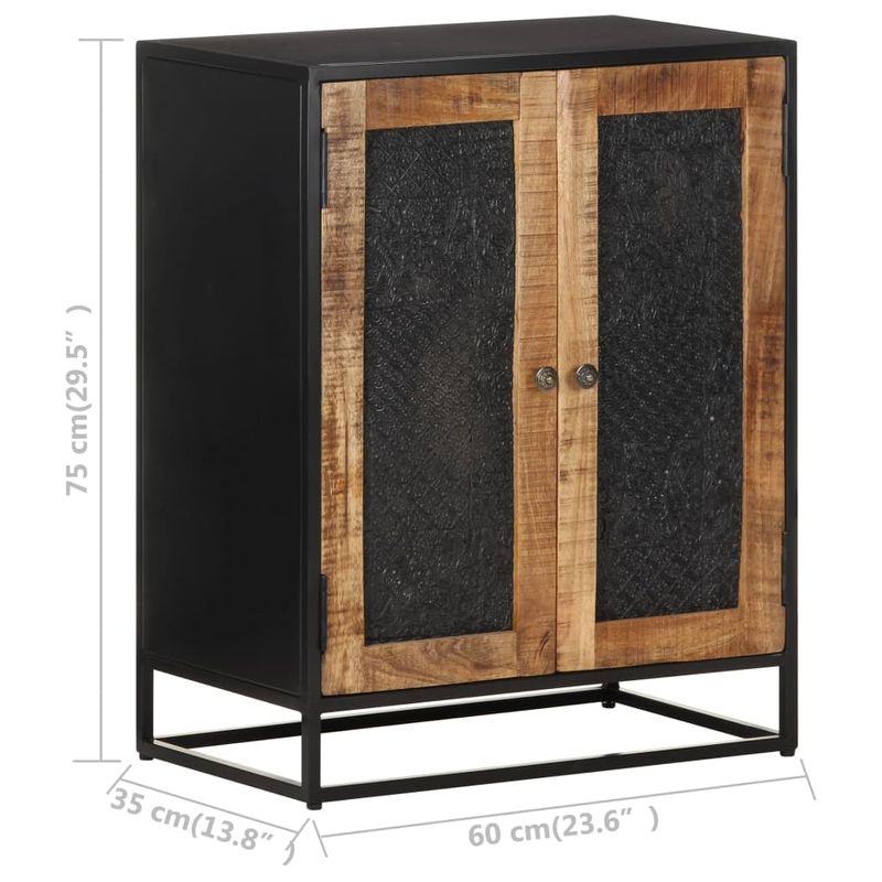 Casa si Gradina - Mobilier - Comode si corpuri - Comode - Servanta, 60 x 35 x 75 cm, lemn de mango nefinisat - Infinity.ro