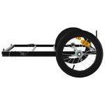 Sport si Outdoor - Ciclism - Accesorii pentru biciclete - Remorci biciclete - Remorca de bicicleta, negru, 126x63x34 cm, fier - Infinity.ro