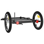 Sport si Outdoor - Ciclism - Accesorii pentru biciclete - Remorci biciclete - Remorca de bicicleta, negru, 126x63x34 cm, fier - Infinity.ro