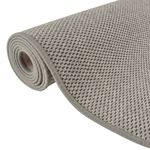 Casa si Gradina - Textile si covoare - Covoare - Covoare casa - Covor traversa cu aspect sisal, argintiu, 80x300 cm - Infinity.ro