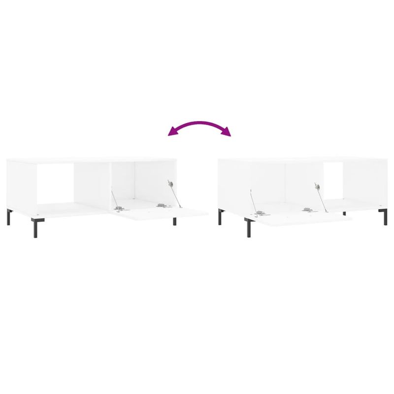 Casa si Gradina - Mobilier - Mese si birouri - Masute de cafea - Masuta de cafea, alb, 90x50x40 cm, lemn prelucrat - Infinity.ro