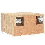 Casa si Gradina - Mobilier - Comode si corpuri - Noptiere - Noptiere de perete, 2 buc., stejar sonoma, 35x35x20 cm - Infinity.ro