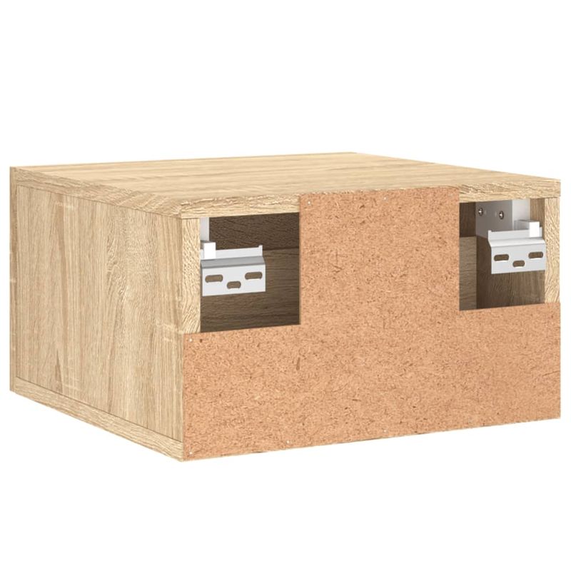 Casa si Gradina - Mobilier - Comode si corpuri - Noptiere - Noptiere de perete, 2 buc., stejar sonoma, 35x35x20 cm - Infinity.ro