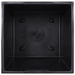 Casa si Gradina - Gradinarit si plante - Plante si ghivece - Ghivece si suporturi - Jardiniera cu interior detasabil antracit 11 / 26,5 L PP beton - Infinity.ro