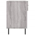 Casa si Gradina - Mobilier - Organizare si depozitare - Organizator incaltaminte - Banca de pantofi, gri sonoma, 102x35x55 cm, lemn prelucrat - Infinity.ro