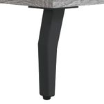 Casa si Gradina - Mobilier - Organizare si depozitare - Organizator incaltaminte - Banca de pantofi, gri sonoma, 102x35x55 cm, lemn prelucrat - Infinity.ro