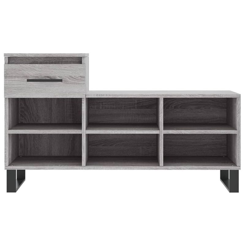 Casa si Gradina - Mobilier - Organizare si depozitare - Organizator incaltaminte - Pantofar, gri sonoma, 102x36x60 cm, lemn prelucrat - Infinity.ro