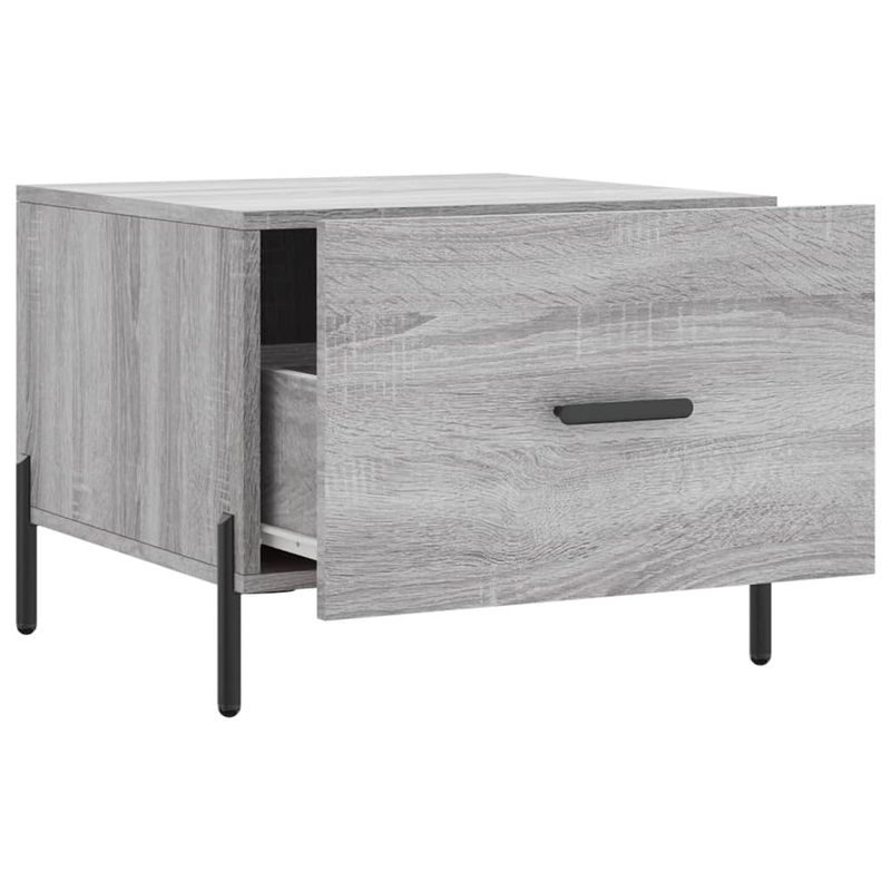 Casa si Gradina - Mobilier - Mese si birouri - Masute de cafea - Masuta de cafea, gri sonoma, 50x50x40 cm, lemn prelucrat - Infinity.ro
