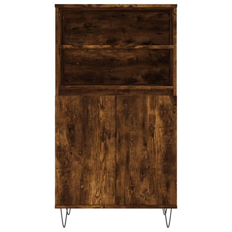 Casa si Gradina - Mobilier - Comode si corpuri - Corpuri bucatarie - Dulap inalt, stejar fumuriu, 60x36x110 cm, lemn prelucrat - Infinity.ro