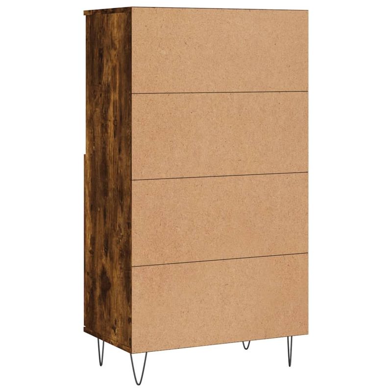 Casa si Gradina - Mobilier - Comode si corpuri - Corpuri bucatarie - Dulap inalt, stejar fumuriu, 60x36x110 cm, lemn prelucrat - Infinity.ro