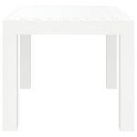 Casa si Gradina - Gradina si terasa - Mobilier exterior - Mese gradina - Masa de gradina, alb, 59x47x40 cm, PP - Infinity.ro