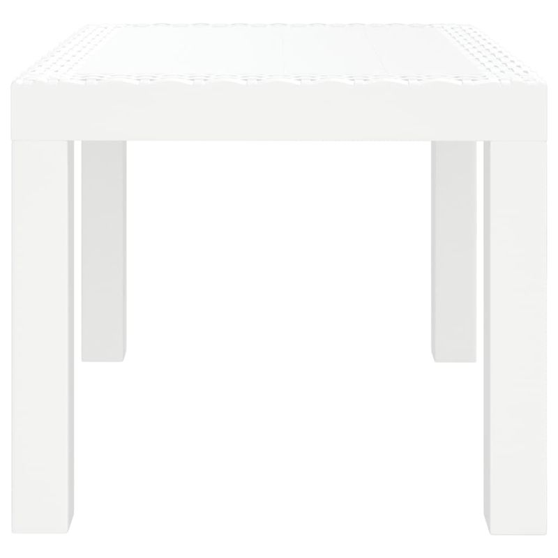 Casa si Gradina - Gradina si terasa - Mobilier exterior - Mese gradina - Masa de gradina, alb, 59x47x40 cm, PP - Infinity.ro