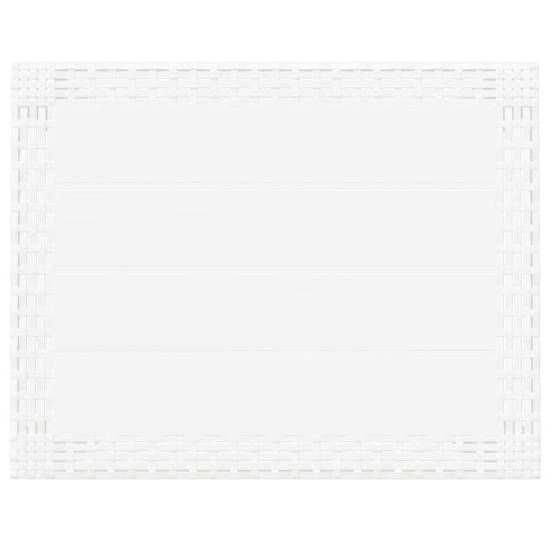 Casa si Gradina - Gradina si terasa - Mobilier exterior - Mese gradina - Masa de gradina, alb, 59x47x40 cm, PP - Infinity.ro