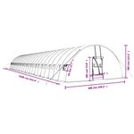 Casa si Gradina - Gradinarit si plante - Sere si solarii - Sera cu cadru din otel, verde, 144 m², 24x6x2,85 m - Infinity.ro