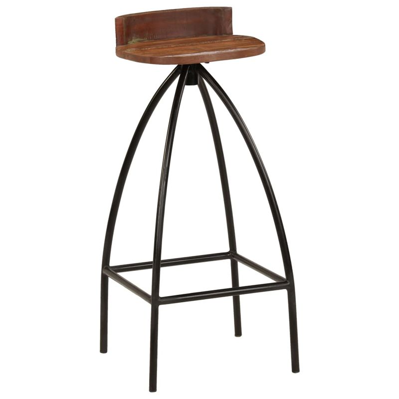 Casa si Gradina - Mobilier - Scaune si fotolii - Scaune - Scaune de bar, 2 buc., lemn masiv reciclat - Infinity.ro
