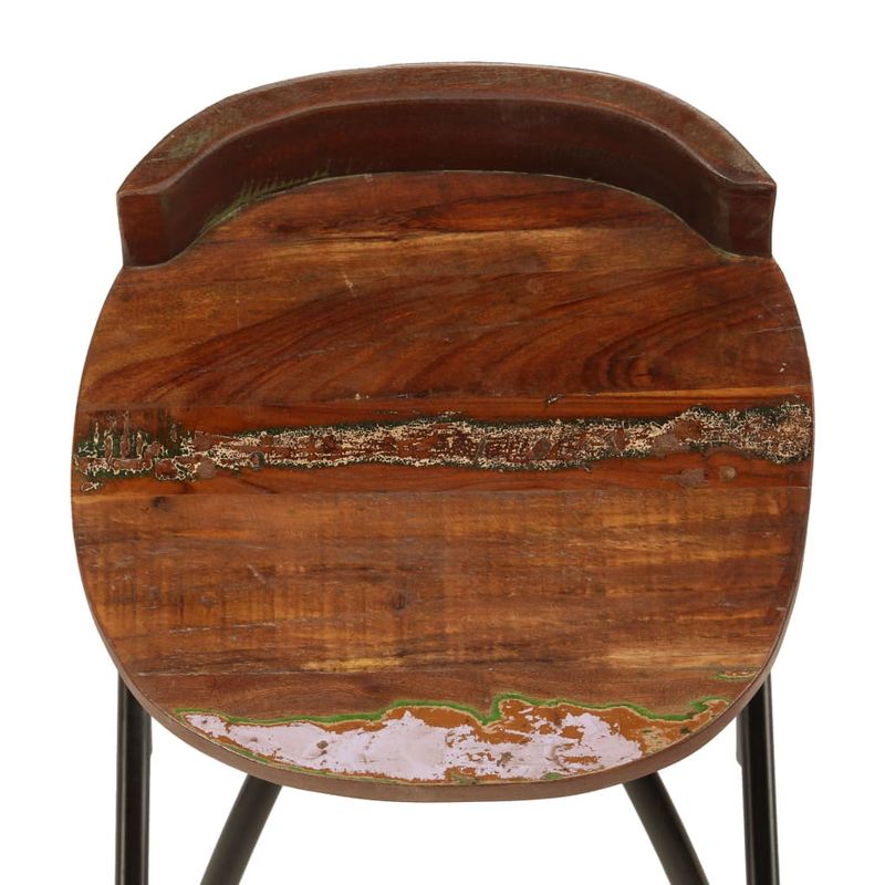 Casa si Gradina - Mobilier - Scaune si fotolii - Scaune - Scaune de bar, 2 buc., lemn masiv reciclat - Infinity.ro