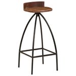 Casa si Gradina - Mobilier - Scaune si fotolii - Scaune - Scaune de bar, 2 buc., lemn masiv reciclat - Infinity.ro