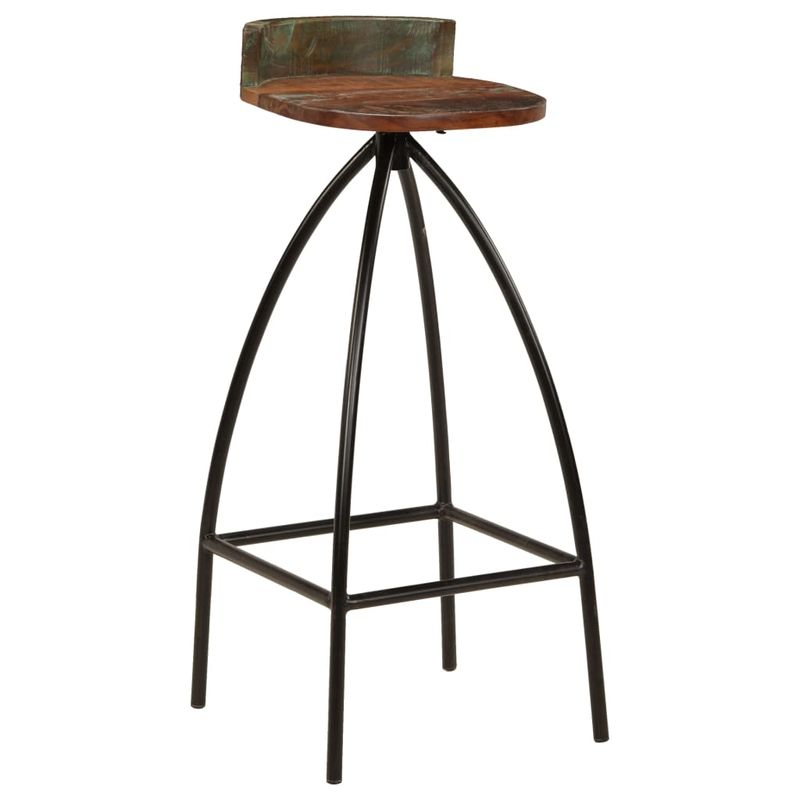 Casa si Gradina - Mobilier - Scaune si fotolii - Scaune - Scaune de bar, 2 buc., lemn masiv reciclat - Infinity.ro