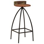Casa si Gradina - Mobilier - Scaune si fotolii - Scaune - Scaune de bar, 2 buc., lemn masiv reciclat - Infinity.ro