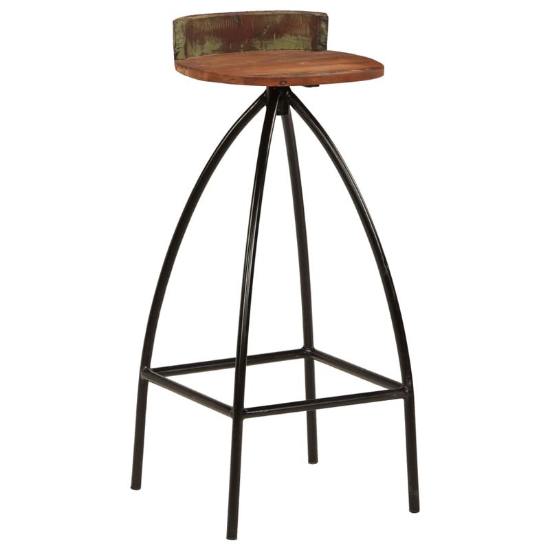 Casa si Gradina - Mobilier - Scaune si fotolii - Scaune - Scaune de bar, 2 buc., lemn masiv reciclat - Infinity.ro