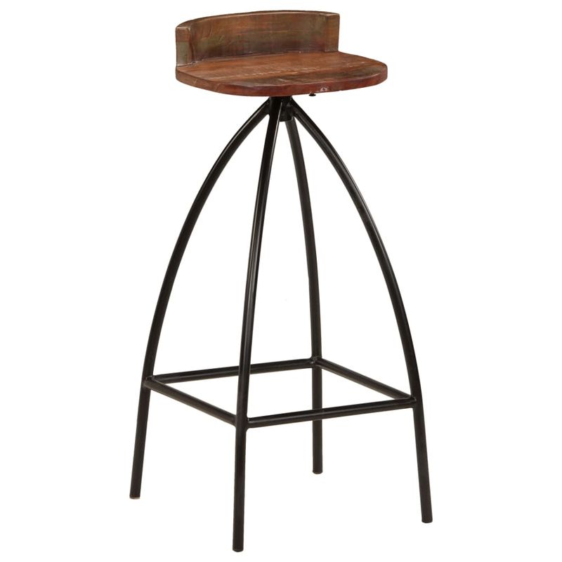 Casa si Gradina - Mobilier - Scaune si fotolii - Scaune - Scaune de bar, 2 buc., lemn masiv reciclat - Infinity.ro