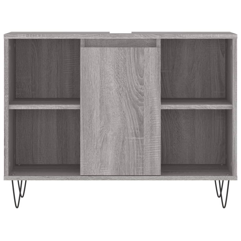 Casa si Gradina - Mobilier - Mobilier baie - Corpuri baie - Dulap pentru baie, gri sonoma, 80x33x60 cm, lemn compozit - Infinity.ro