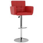 Casa si Gradina - Mobilier - Scaune si fotolii - Scaune - Scaune de bar, 2 buc., rosu, piele ecologica - Infinity.ro