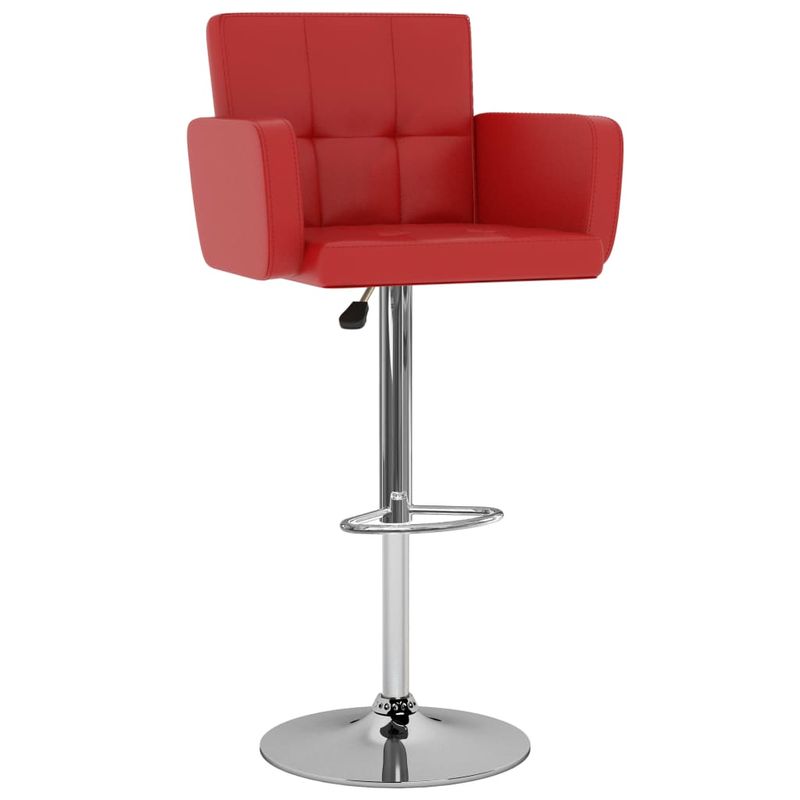 Casa si Gradina - Mobilier - Scaune si fotolii - Scaune - Scaune de bar, 2 buc., rosu, piele ecologica - Infinity.ro