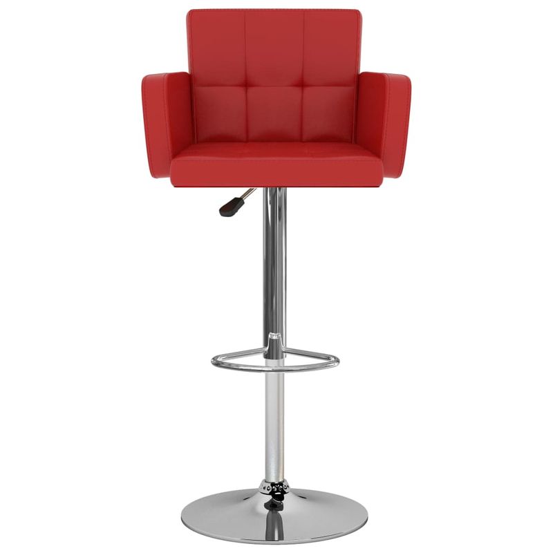 Casa si Gradina - Mobilier - Scaune si fotolii - Scaune - Scaune de bar, 2 buc., rosu, piele ecologica - Infinity.ro