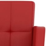 Casa si Gradina - Mobilier - Scaune si fotolii - Scaune - Scaune de bar, 2 buc., rosu, piele ecologica - Infinity.ro