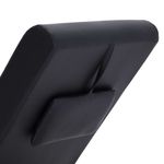 Casa si Gradina - Mobilier - Scaune si fotolii - Fotolii - Sezlong de masaj cu perna, negru, piele artificiala - Infinity.ro