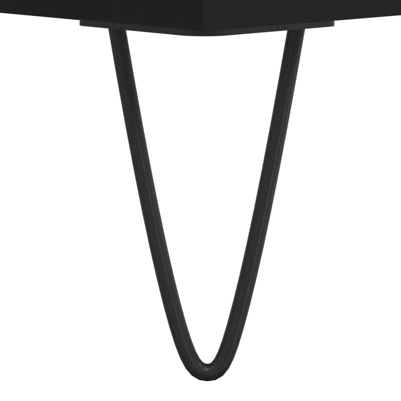 Casa si Gradina - Mobilier - Mobilier baie - Comode baie - Comoda pentru baie, negru, 80x33x60 cm, lemn compozit - Infinity.ro