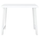 Casa si Gradina - Gradina si terasa - Mobilier exterior - Mese gradina - Masa pentru camping, alb, 79x56x64 cm, PP aspect lemn - Infinity.ro