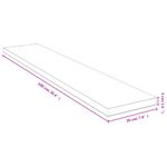 Casa si Gradina - Mobilier - Biblioteci si rafturi - Rafturi - Raft de perete, 100x20x4 cm, bambus - Infinity.ro