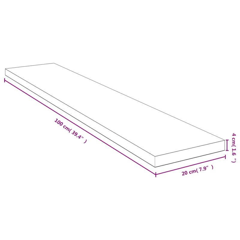 Casa si Gradina - Mobilier - Biblioteci si rafturi - Rafturi - Raft de perete, 100x20x4 cm, bambus - Infinity.ro