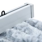 Casa si Gradina - Textile si covoare - Rulouri si jaluzele - Perdea de insecte, alb si gri, 56x200 cm, chenille - Infinity.ro