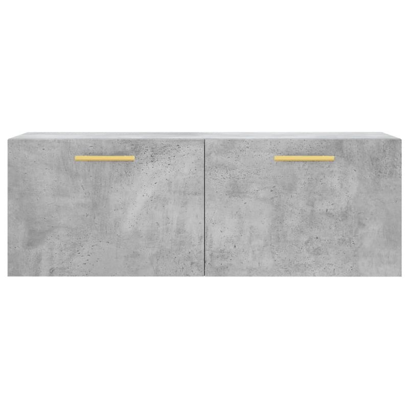 Casa si Gradina - Mobilier - Dulapuri si sifoniere - Dulapuri - Dulap de perete, gri beton, 100x36,5x35 cm, lemn prelucrat - Infinity.ro