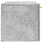 Casa si Gradina - Mobilier - Dulapuri si sifoniere - Dulapuri - Dulap de perete, gri beton, 100x36,5x35 cm, lemn prelucrat - Infinity.ro