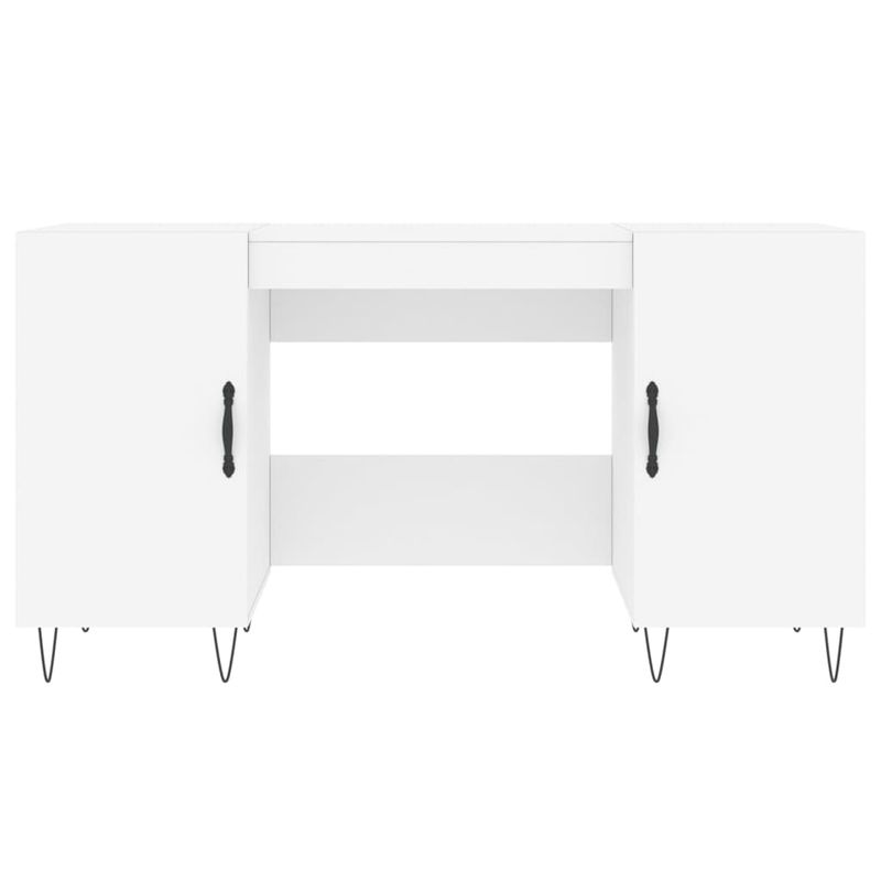 Casa si Gradina - Mobilier - Mese si birouri - Birouri - Birou, alb, 140x50x75 cm, lemn compozit - Infinity.ro