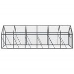 Petshop - Accesorii petshop - Culcusuri si custi - Tarcuri si colivii - Voliera de pasari, antracit, 1,79x6x1,85 m, aluminiu - Infinity.ro